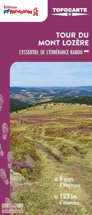 LE TOUR DU MONT LOZÈRE | carte de randonnée FFRP