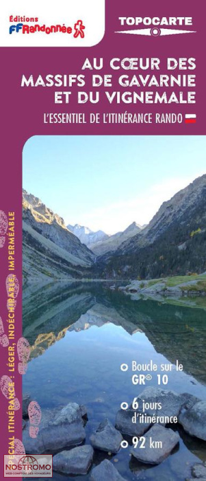 AU COEUR DES MASSIFS DE GAVARNIE ET DU VIGNEMALE | FFRP hiking map