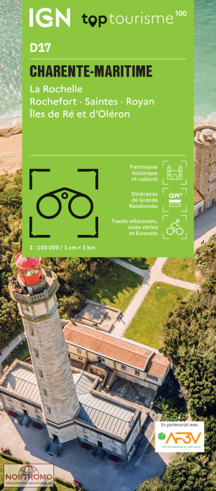 D17 CHARENTE-MARITIME | carte touristique IGN