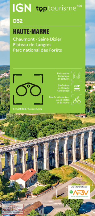 D52 HAUTE-MARNE | IGN travel map