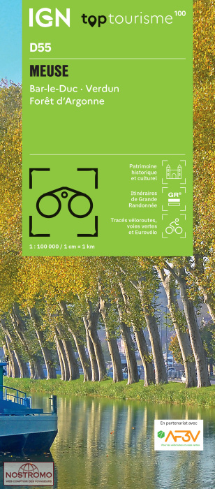 D55 MEUSE | IGN travel map