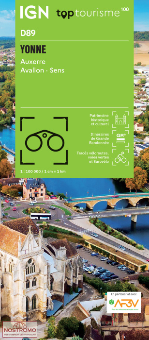 D89 YONNE | IGN travel map