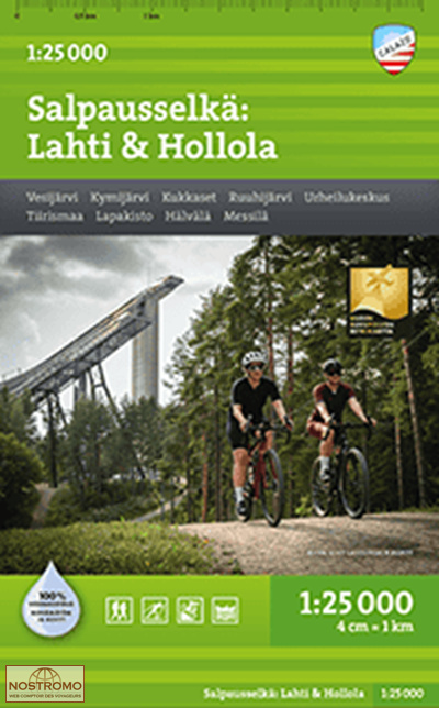 SALPAUSSELKÄ : LAHTI & HOLLOLA | Calazo hiking map