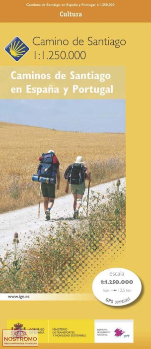 WAYS OF ST JAMES IN SPAIN AND PORTUGAL | CNIG hiking map