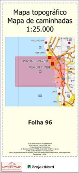 096 VILA DO CONDE | carte topographique Projektnord