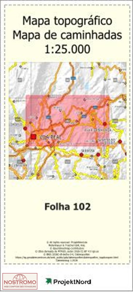 102 VILA REAL | carte topographique Projektnord