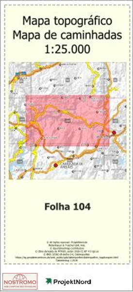104 VILAS BOAS (VILA FLOR) | carte topographique Projektnord