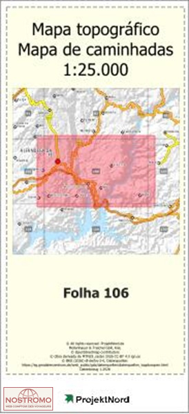 106 ALFANDEGA DE FÉ | carte topographique Projektnord