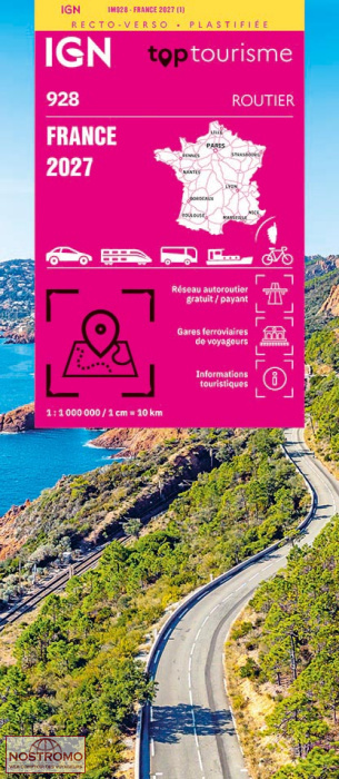928 FRANCE | carte routière IGN
