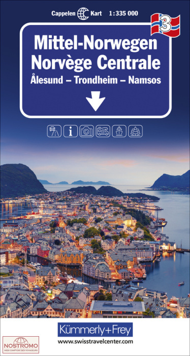 3 NORWAY CENTRAL | Kummerly+Frey road map
