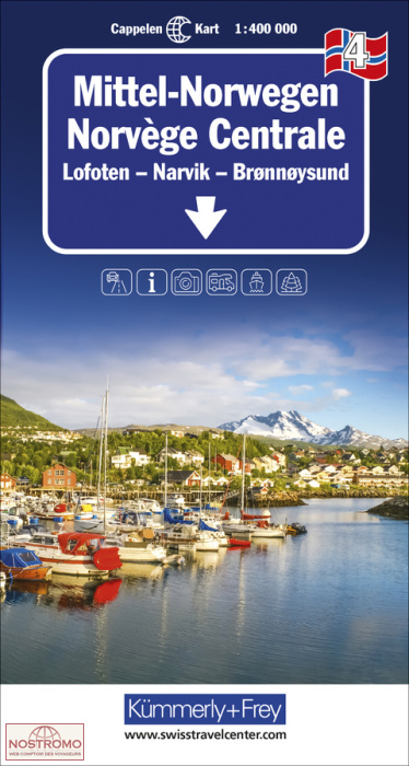 4 NORWAY CENTRAL | Kummerly+Frey road map
