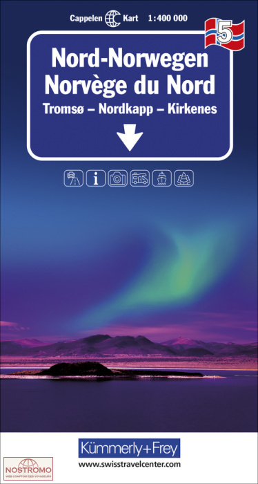 5 NORWAY NORTH | Kummerly+Frey road map