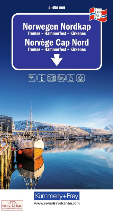 5 NORVÈGE DU NORD | carte routière Kummerly+Frey