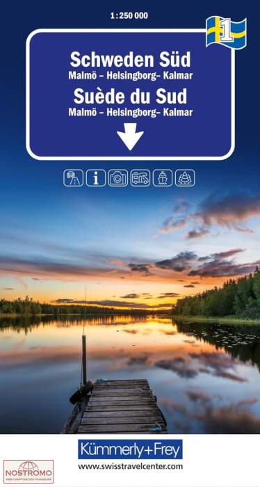 1 SWEDEN SOUTH | Kummerly+Frey road map