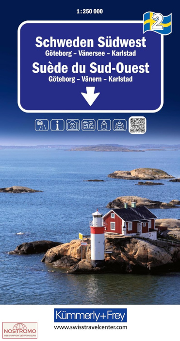 2 SWEDEN SOUTHWEST | Kummerly+Frey road map