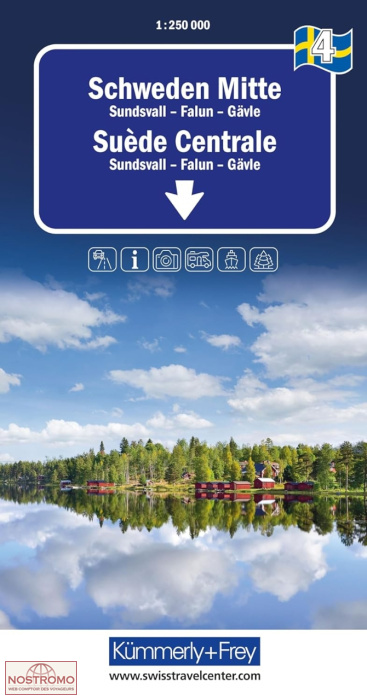 4 SWEDEN CENTRAL | Kummerly+Frey road map
