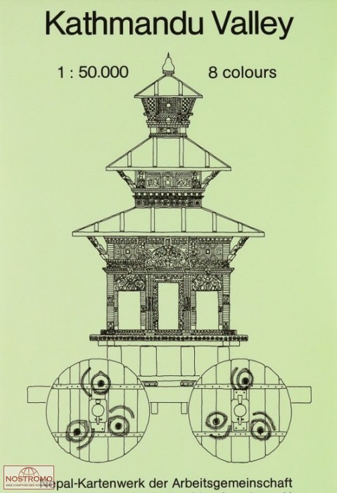 KATHMANDU VALLEY 01 | carte topographique Nepal Kartenwerk-Schneider