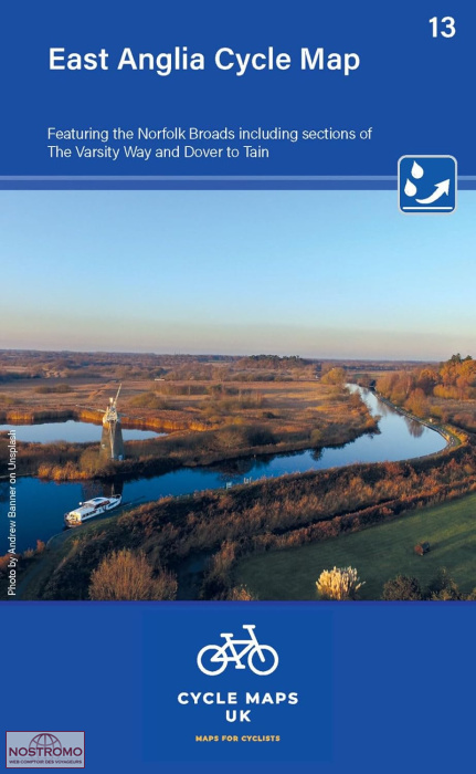 13 EAST ANGLIA | Cycle Map cycling map