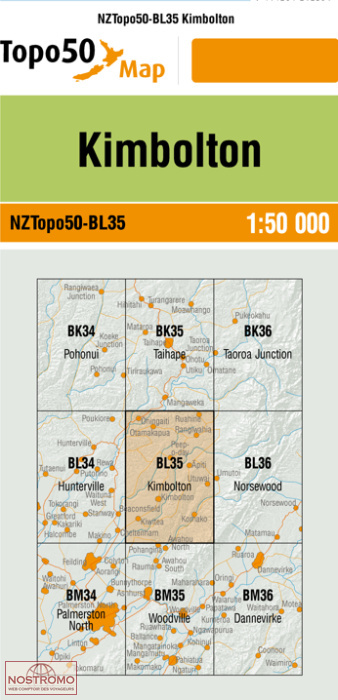 BL35 KIMBOLTON | carte topographique LINZ