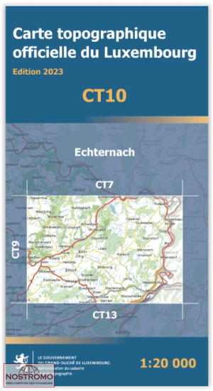 CT10 - ECHTERNACH | ACT topographical map