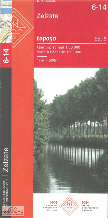 06-14 ZELZATE | carte topographique NGI/IGN