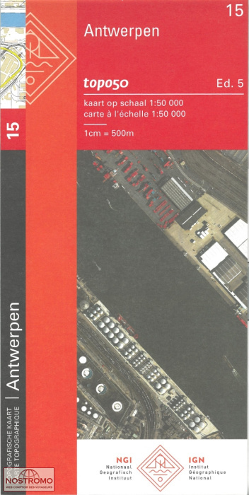 15 ANTWERPEN | carte topographique NGI/IGN