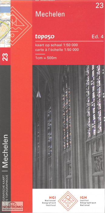 23 MECHELEN | carte topographique NGI/IGN
