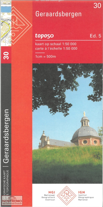 30 GERAARDSBERGEN | carte topographique NGI/IGN