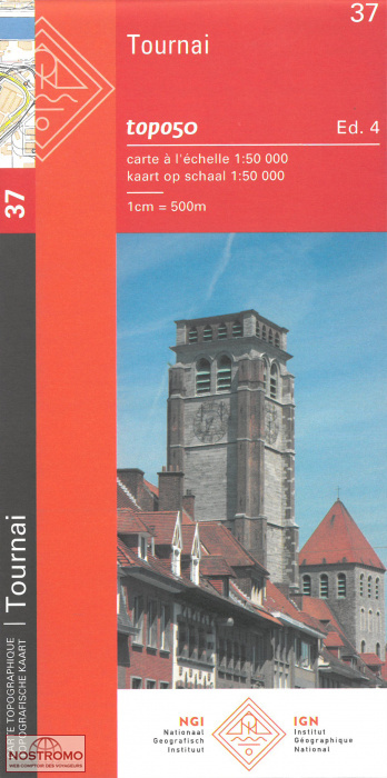 37 TOURNAI | NGI/IGN topographical map