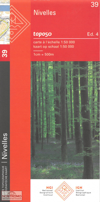 39 NIVELLES | NGI/IGN topographical map