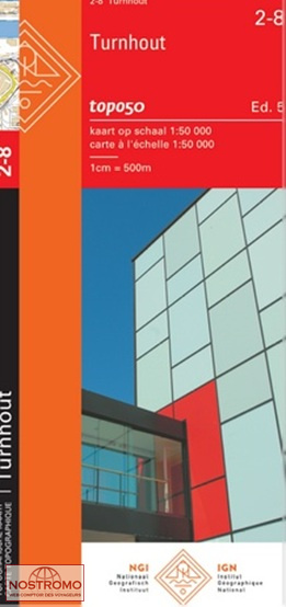 02-8 TURNHOUT | NGI/IGN topographical map