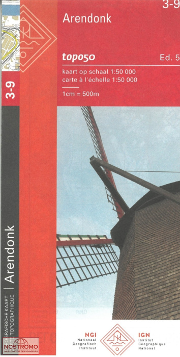 03-9 ARENDONK | carte topographique NGI/IGN