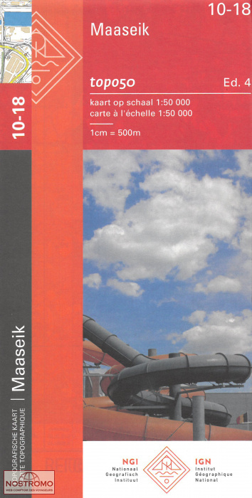 10-18 MAASEIK | carte topographique NGI/IGN