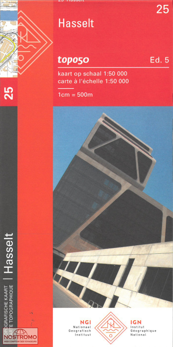 25 HASSELT | carte topographique NGI/IGN