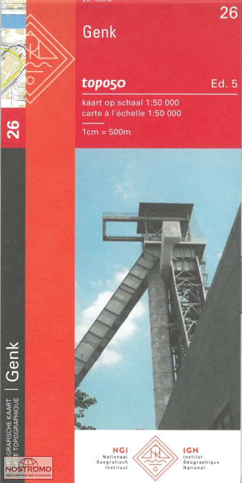26 GENK | carte topographique NGI/IGN