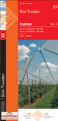 33 SINT-TRUIDEN | carte topographique NGI/IGN