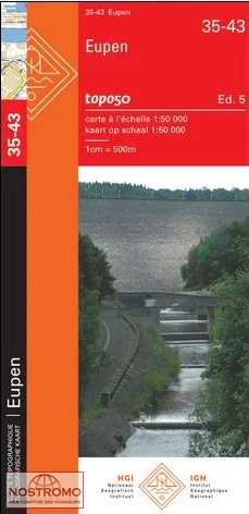 35-43 EUPEN | NGI/IGN topographical map