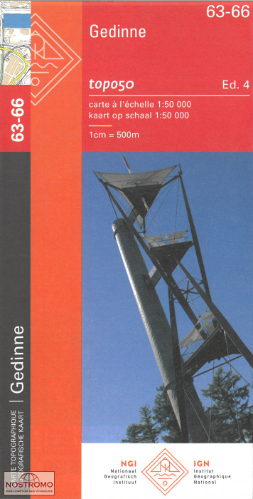 63-66 GEDINNE | NGI/IGN topographical map