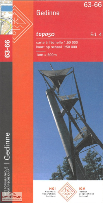 63-66 GEDINNE | NGI/IGN topographical map
