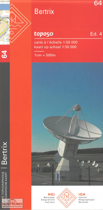 64 BERTRIX | NGI/IGN topographical map