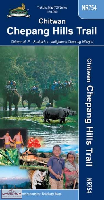 CHITWAN - CHEPANG HILLS TRAIL - NR 754 | Nepamaps trekking map