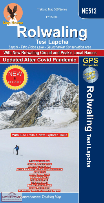 ROLWALING - TESI LAPCHA - NE 512 | Nepamaps trekking map
