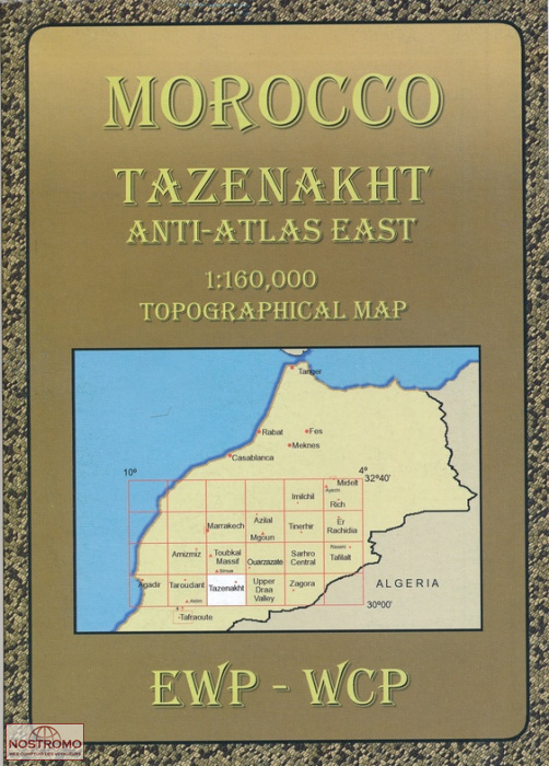 TAZENAKHT - ANTI-ATLAS EST | carte topographique EWP
