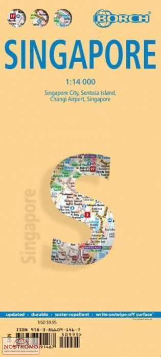 SINGAPOUR | plan de ville Borch