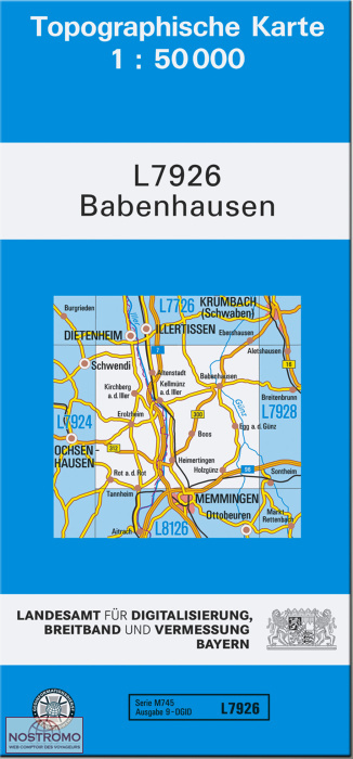 L7926 BABENHAUSEN | carte topographique LDBV