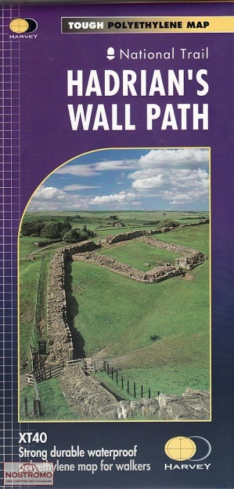 HADRIAN'S WALL PATH | carte de randonnée Harvey