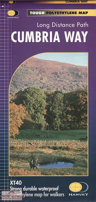 CUMBRIA WAY | carte de randonnée Harvey