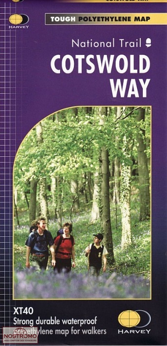 COTSWOLD WAY | carte de randonnée Harvey