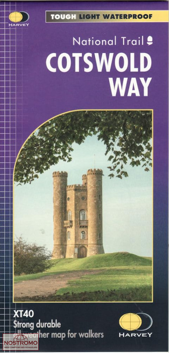COTSWOLD WAY | carte de randonnée Harvey