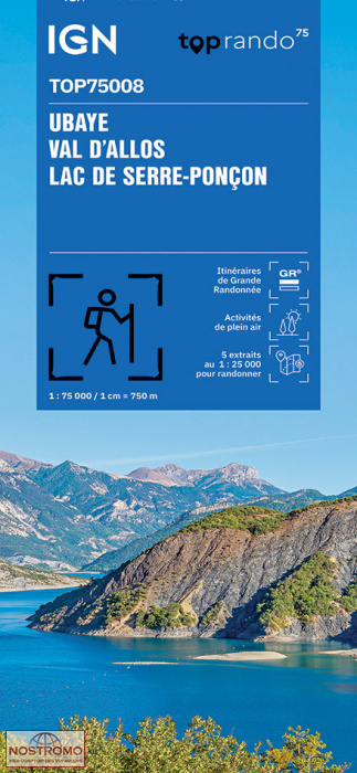 UBAYE - VAL D'ALLOS 08 | IGN travel map